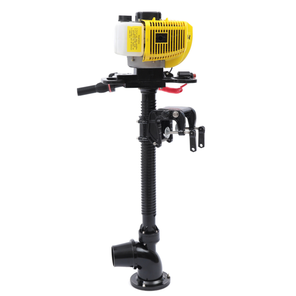  HANGKAI 2.5HP 2 Stroke Outboard Motor Heavy Duty Inflatable Fishing Boat Engine 52CC Boat Motor 